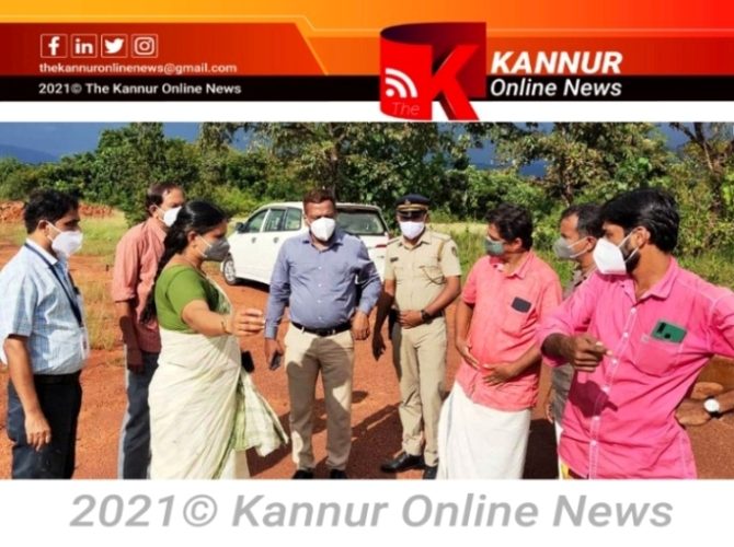 നാട്ടുകാര്‍ക്ക് പൊറുതിമുട്ടി-ചെങ്കല്‍ഖനനസ്ഥലം കളക്ടര്‍ സന്ദര്‍ശിച്ചു-