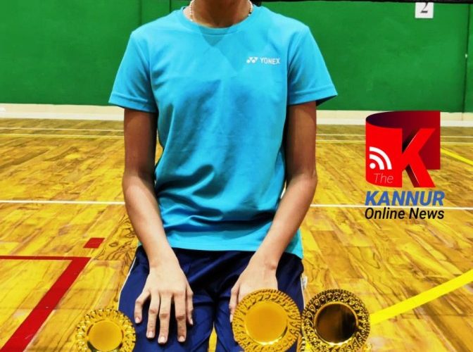 സാനിയാ ജോസ് ഷട്ടില്‍ ബാഡ്മിന്റണ്‍ സബ് ജൂനിയര്‍ വിഭാഗത്തില്‍ ഒന്നാം സ്ഥാനം നേടി