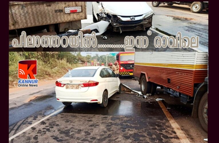 വീണ്ടും അപകടം-ലോറിയുടെ ഓയില്‍ ടാങ്ക് പൊട്ടി-