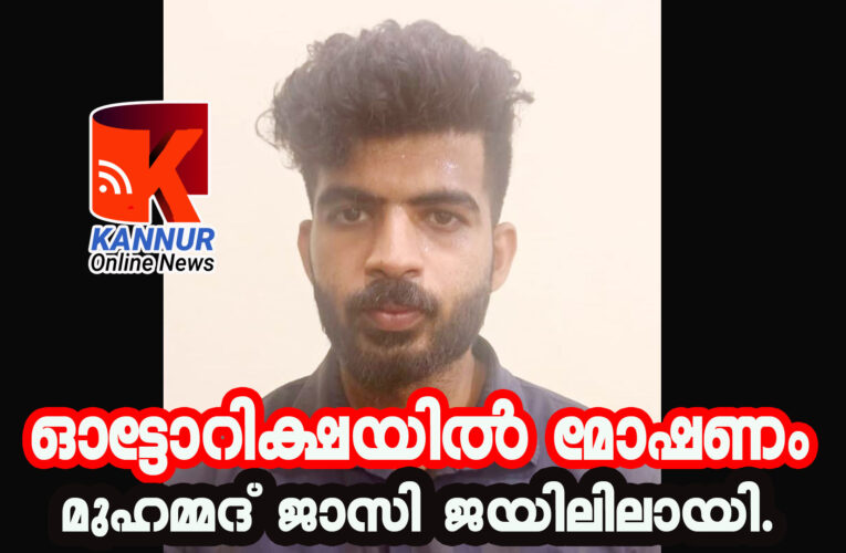 ഓട്ടോറിക്ഷയില്‍ മോഷണം നടത്തിയ പ്രതി അറസ്റ്റില്‍