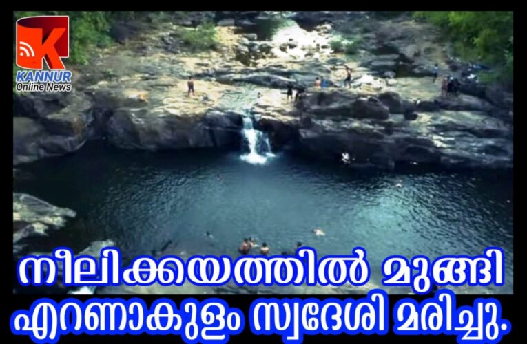 നീലിക്കയത്തില്‍ മുങ്ങി എറണാകുളം സ്വദേശി മരിച്ചു.