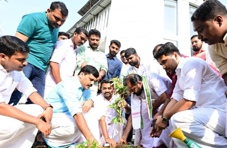 പരിസ്ഥിതിദിനം-കണ്ണൂര്‍ ഡി.സി.സി ഓഫീസില്‍ വൃക്ഷത്തൈ നട്ടു.