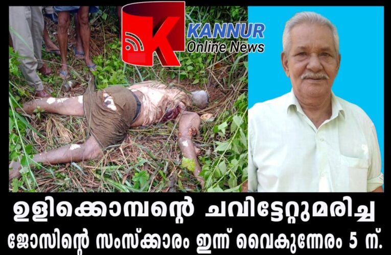 ആനയുടെ ചവിട്ടേറ്റ് മരിച്ച ജോസിന്റെ സംസ്‌ക്കാരം ഇന്ന് വൈകുന്നേരം.