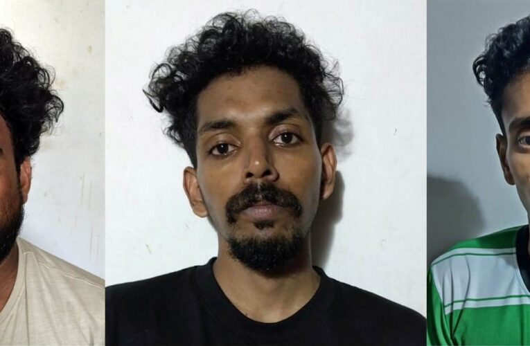 കഞ്ചാവ് പൊതികള്‍ കൈവശം വെച്ചതിന് മൂന്ന് യുവാക്കള്‍ എക്‌സൈസ് പിടിയിലായി.
