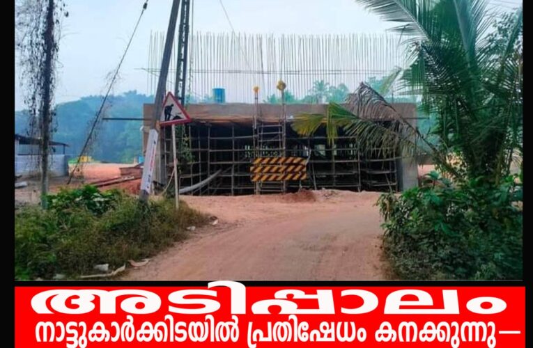 തൊണ്ടന്‍ചിറ അടിപ്പാലം നാട്ടുകാര്‍ക്കിടയില്‍ പ്രതിഷേധം കനക്കുന്നു–