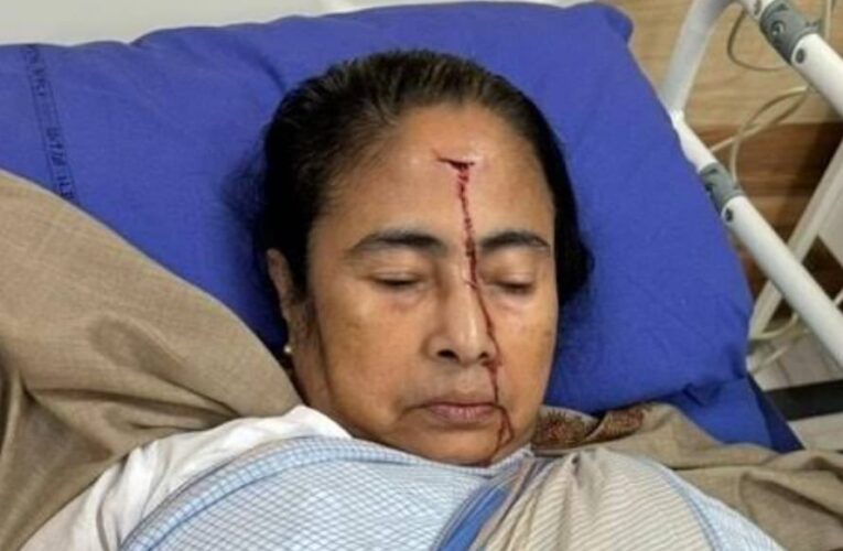 ബംഗാള്‍ മുഖ്യമന്ത്രി മമതാ ബാനര്‍ജിക്ക് വീണ് പരിക്കേറ്റു.