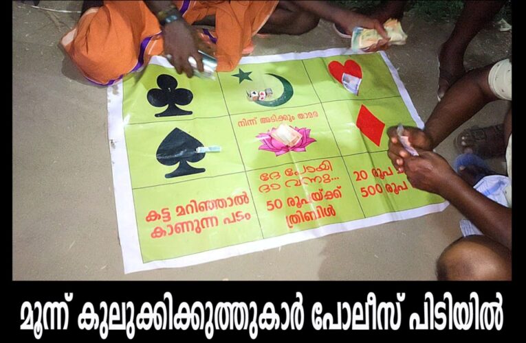 മൂന്ന് കുലുക്കിക്കുത്തുകാര്‍ പോലീസ് പിടിയില്‍