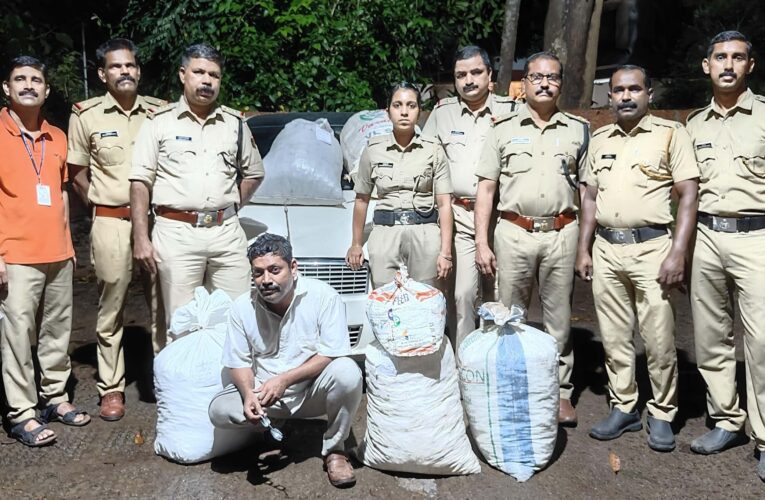 അറുപത് കിലോ കഞ്ചാവുമായി ഹക്കീം അറസ്റ്റില്‍.