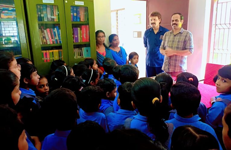 ബഷീറിന്റെ ഓര്‍മ്മദിനത്തില്‍ കരിമ്പം കള്‍ച്ചറല്‍ സെന്റര്‍ സന്ദര്‍ശിച്ച് കരിമ്പം ഗവ. എല്‍ പി സ്‌കൂള്‍ വിദ്യാര്‍ത്ഥികളും അധ്യാപകരും