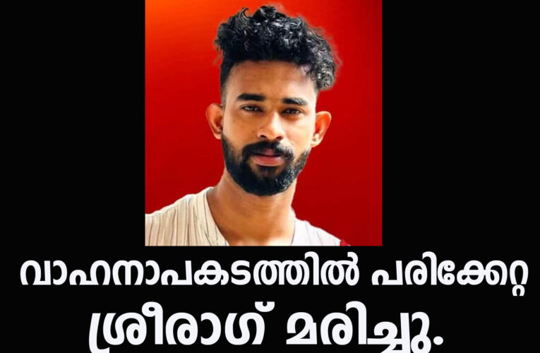 വാഹനാപകടത്തില്‍ പരിക്കേറ്റ് ചികില്‍സയിലായിരുന്ന യുവാവ് മരിച്ചു.