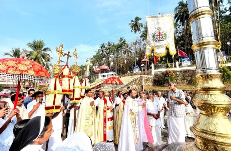 ആലക്കോട് സെന്റ് മേരീസ് ഫൊറോന ദേവാലയത്തില്‍ തിരുനാള്‍ മഹോത്സവത്തിന് കൊടിയേറി