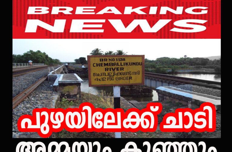 അമ്മയും കുഞ്ഞും പുഴയിലേക്ക് ചാടി.