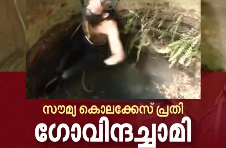 ജയില്‍ചാടിയ കൊടും കുറ്റവാളി ഗോവിന്ദച്ചാമിയെ പോലീസ് പിടികൂടി.