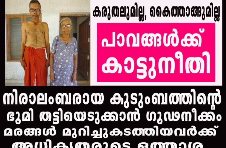 കരുതലുമില്ല, കൈത്താങ്ങുമില്ല-പാവങ്ങള്‍ക്ക് ഇവിടെ കാട്ടുനീതി