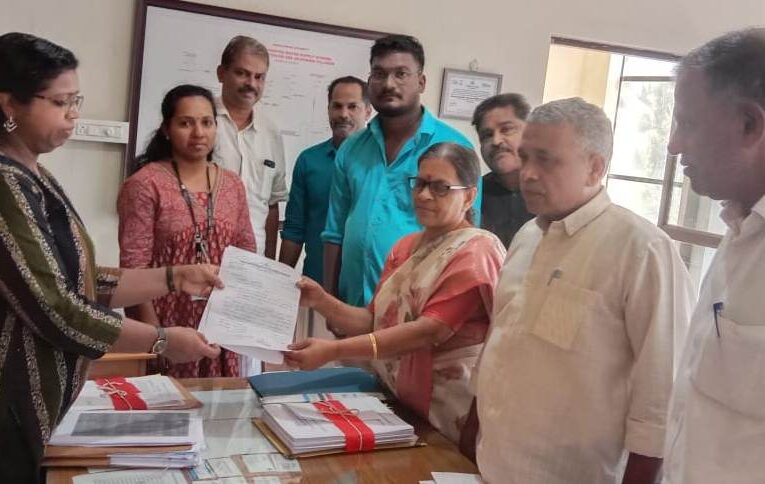 കുടിവെള്ളപ്രശ്‌നം പരിഹരിക്കണം-വാര്‍ഡംഗം നിവേദനം നല്‍കി.