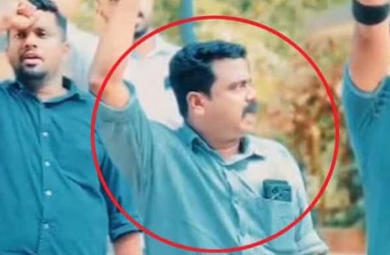 വി.കുഞ്ഞിക്കൃഷ്ണനെതിരെ പ്രകടനം നടത്തിയവരില്‍ പരോളില്‍ ഇറങ്ങിയ ഡിവൈഎഫ്ഐ നേതാവ് വി.കെ.നിഷാദും