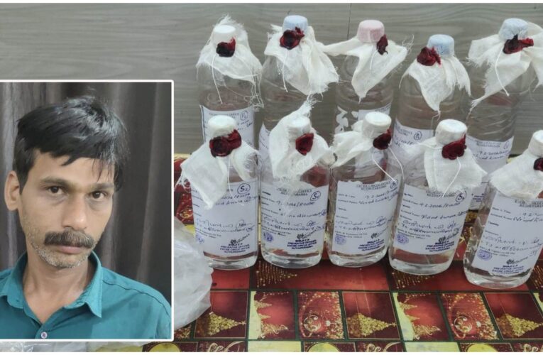 ചാരായവുമായി യുവാവ് കൂത്തുപറമ്പ് എക്‌സൈസിന്റെ പിടിയില്‍