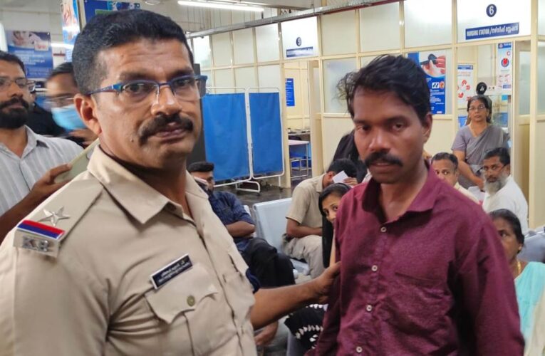 പട്ടാപ്പകല്‍ വീടിന്റെ കതക് തകര്‍ത്ത് കവര്‍ച്ചക്ക് ശ്രമിച്ച കൊല്ലം സ്വദേശിയായ മോഷ്ടാവ് അറസ്റ്റില്‍.