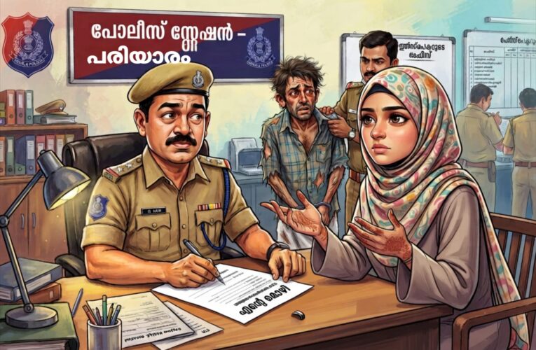 ഭാര്യയെ മര്‍ദ്ദിച്ച ഭര്‍ത്താവിന്റെ പേരില്‍ പോലീസ് കേസെടുത്തു.